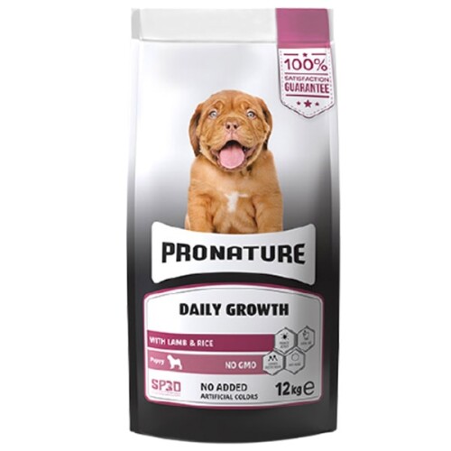 Pronature Daily Puppy Kuzu Etli ve Pirinçli Yavru Köpek Maması 12 KG - 1