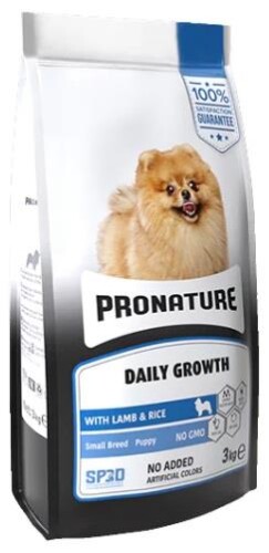 Pronature Daıly Small Puppy Küçük Irk Kuzu Etli Yavru Köpek Maması 3 kg - 1