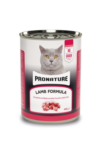 Pronature Tahılsız Kuzulu Etli Ezme Yaş Kedi Maması 400 Gr - 1