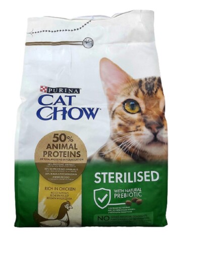 Purina Cat Chow Sterilised Tavuklu Yetişkin Kedi Maması 3 KG - 1