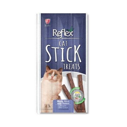 Reflex Cat Stick Treats Tavşanlı Kedi Ödül Çubukları 3 x 5 G - 2