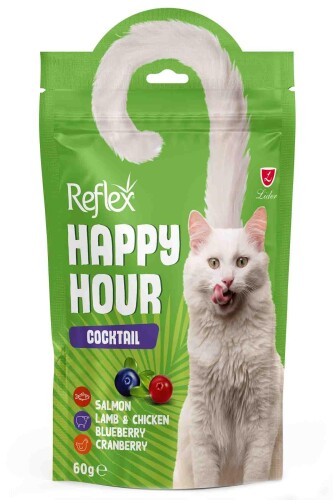 Reflex Happy Hour Cocktail Somonlu Kuzulu Kedi Ödülü 60 gr - 1