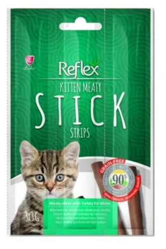 Reflex Hindili Yavru Kedi Ödül Çubuğu 3 Gr 3 Adet - 1