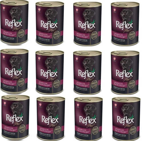 Reflex Plus Gravy Kuzu Etli & Karaciğerli Konserve Yetişkin Köpek Maması 415 Gr X 12 Adet - 1