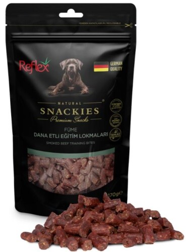 Reflex Snackies Füme Dana Etli Köpek Ödül Küpleri 170 Gr - 1