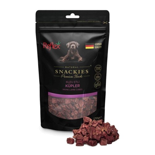 Reflex Snackies Kuzu Etli Küp Köpek Ödülü 170 Gr - 1