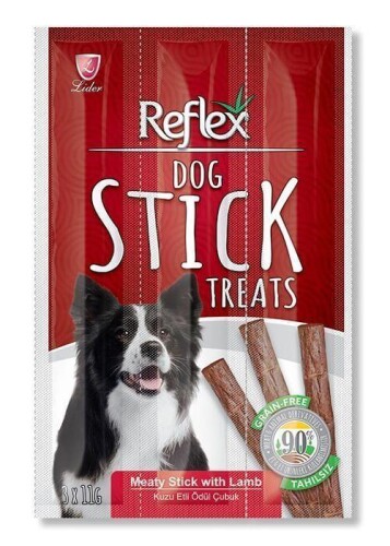 Reflex Sticks Kuzu Etli Köpek Ödül Çubukları 3x11 Gr - 1