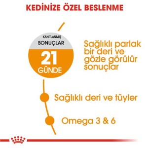 Royal Canin Hair & Skin Hassas Tüylü Kediler İçin Mama 2 Kg - 3