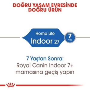 Royal Canin Indoor 27 Evden Çikmayan Kedilere Özel Mama 2 Kg - 2