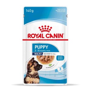 Royal Canin Maxi Puppy Büyük Irk Yavru Köpekler İçin Parça Etli Yaş Mama 140 Gr * 10 adet - 1