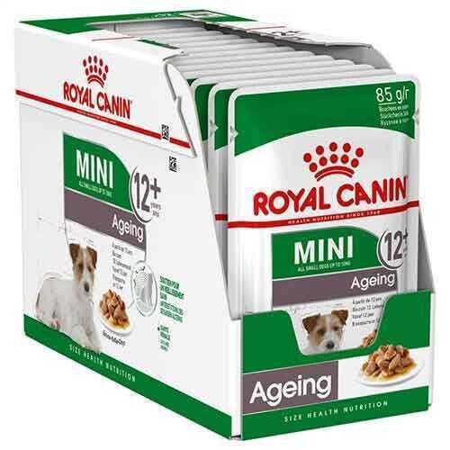 Royal Canin Mini Ageing +12 Küçük Irk Yaşlı Köpek Konservesi 85 Grx12 Adet - 1