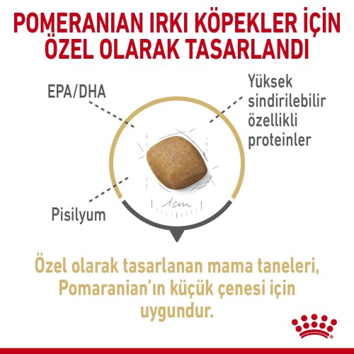 Royal Canin Pomeranian Yetişkin Köpek Irk Maması 1.5 Kg - 2