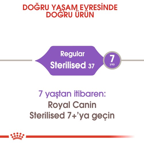 Royal Canin Sterilised 37 Kisirlaştirilmiş Kedi Mamasi 4 Kg - 2