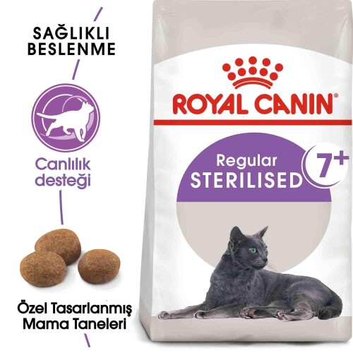 Royal Canin Sterilised +7 Kısırlaştırılmış Yaşlı Kedi Maması 1,5kg - 2