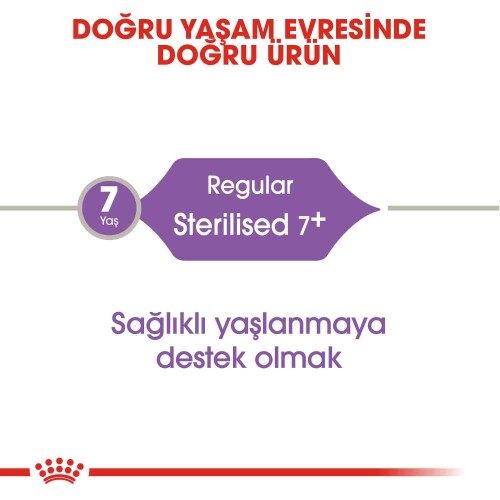 Royal Canin Sterilised +7 Kisirlaştirilmiş Yaşli Kedi Mamasi 3,5 Kg - 2