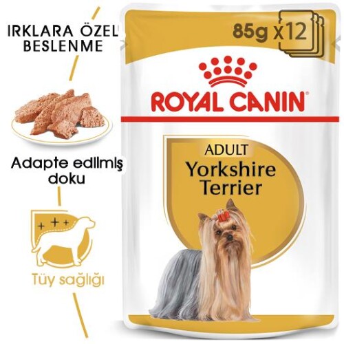 Royal Canin Yorkshire Terrier Adult Pouch Yetişkin Köpekler İçin Konserve 85 Gr - 7