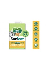 Sanicat Natura Activa Çam Peleti Bitkisel Topaklanan Kedi Kumu 10 Litre - 2