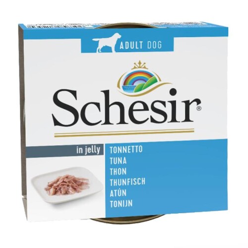 Schesir Yaş Köpek Maması Ton Balıklı 150 gr - 1