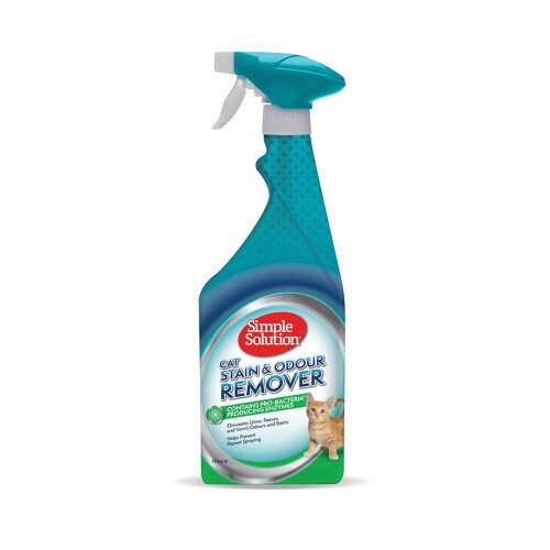 Simple Solution Kediler için Leke ve Koku Giderici – 750 ml - 1