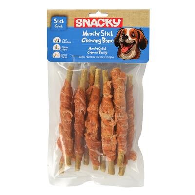 Snacky Çıtır Munchy Sığır Etli Tavuklu Köpek Kemiği 13 cm 10 Adet - 1