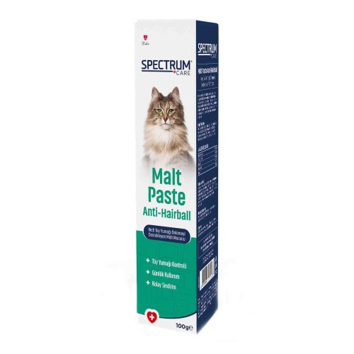 Spectrum Kedi Tüy Yumağı Önlemeyi Destekleyen Malt Macunu 100gr - 1