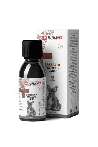 Supravet Köpek Bağışıklık Güçlendirici Sıvı Probiyotik + Prebiyotik Takviyesi 100ml - 1