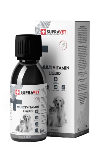 Supravet Multivitamin Sağlıklı Kedi Köpekler İçin Sıvı Damla 100ml - 1