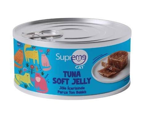 Supreme Cat Jöleli Parça Etli Ton Balıklı Kedi Konservesi 85 Gr - 1