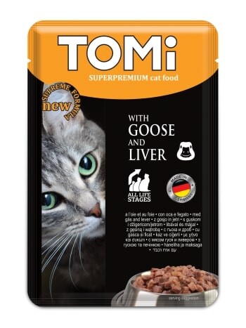 Tomi Kedi Kaz & Ciğer Pouch Mama 100gr - 1