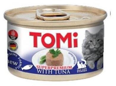 Tomi Ton Balıklı Ezme Yetişkin Kedi Konservesi 85 Gr - 1