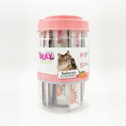 Truly Somon Ve Kızılcıklı Yetişkin Kedi Ödül Maması 30 x 14 G - 1