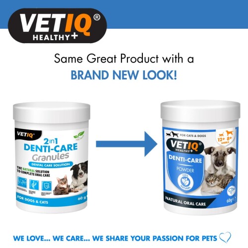 Vet IQ Kedi ve Köpek İçin Diş Bakım Tozu 60 Gr - 4