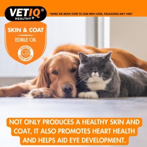 Vet IQ Kedi Ve Köpek İçin Deri ve Tüy Besleyici Omega Katkılı Vitamin 250 ml - 4