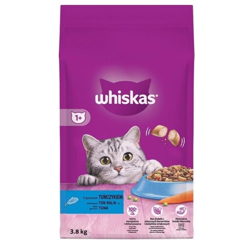 Whiskas Ton Balıklı Sebzeli Kuru Kedi Maması 3.8 Kg - 1